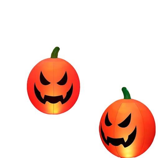 NNETM Remote Glow: Illuminated Inflatable Pumpkin