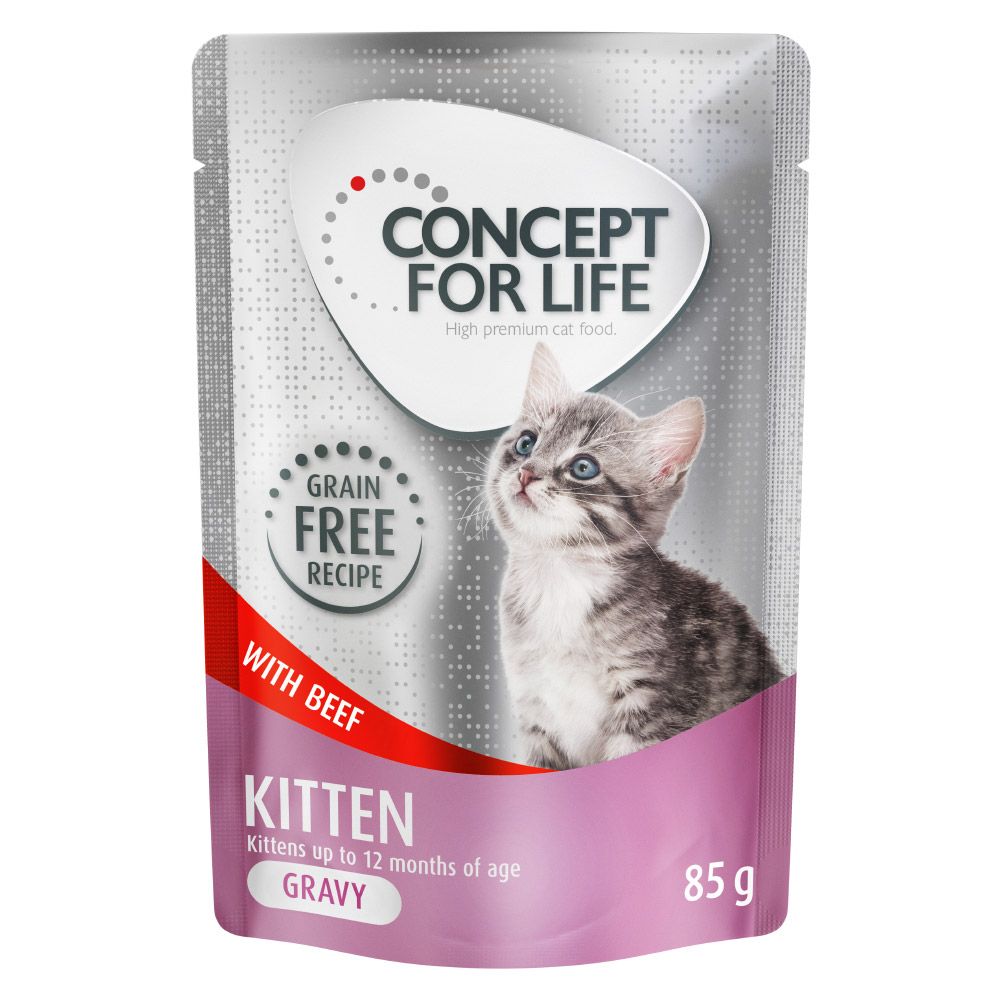 Concept for Life Kitten Beef Grain-Free - in Gravy