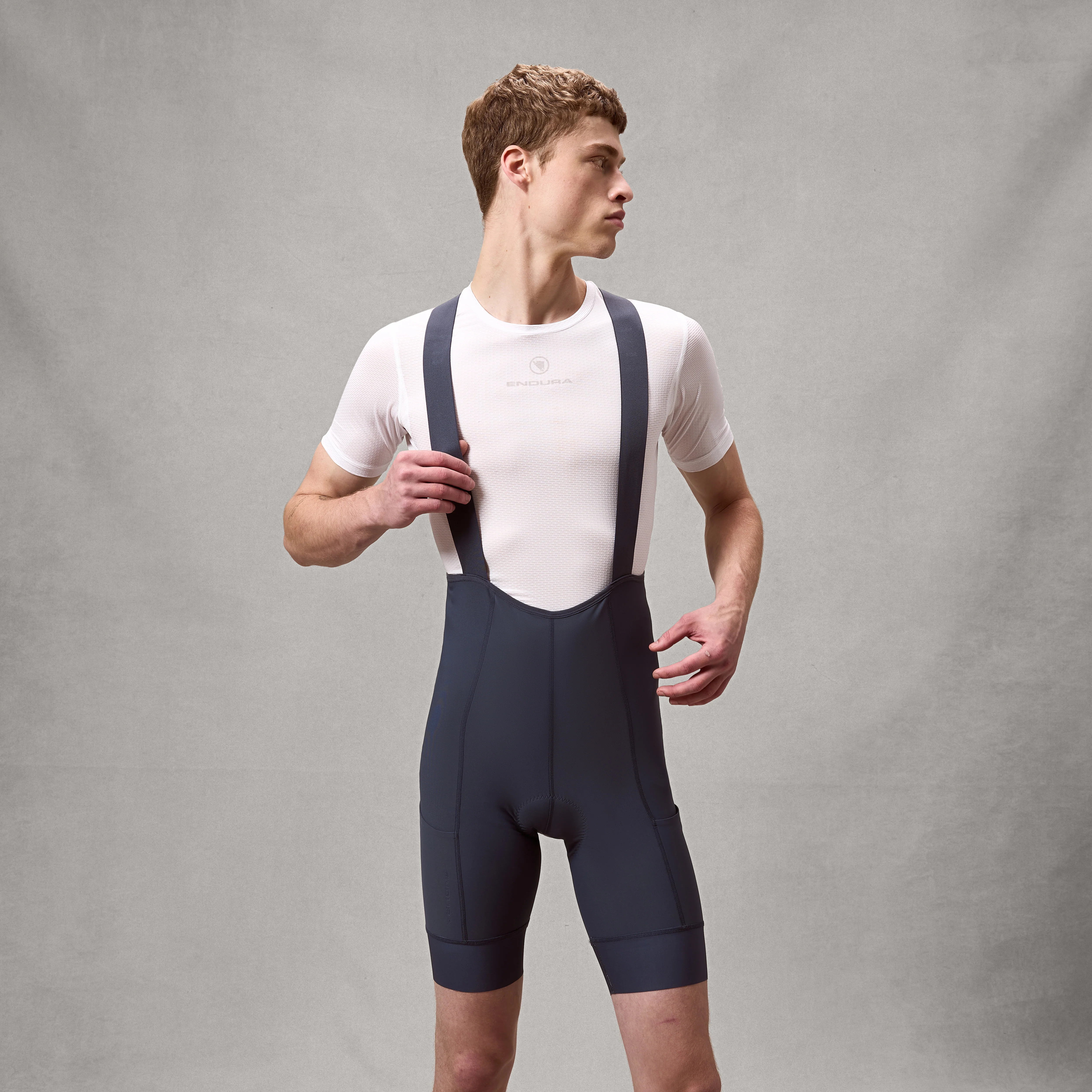 Men's Loop Bib Shorts - Carbon Grey