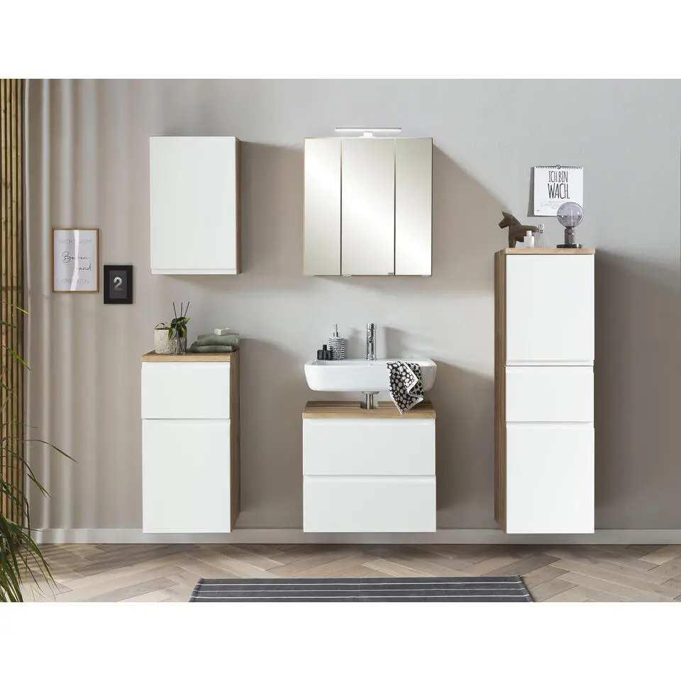 Spiegelkast Varese - 60 x 20 x 64 cm - Wit