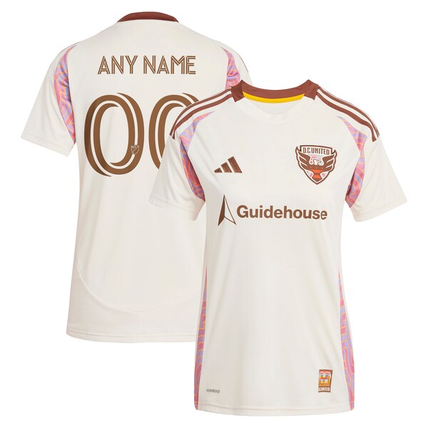 D.C. United adidas Women's 2025 The Soul Kit Replica Custom Jersey - Natural