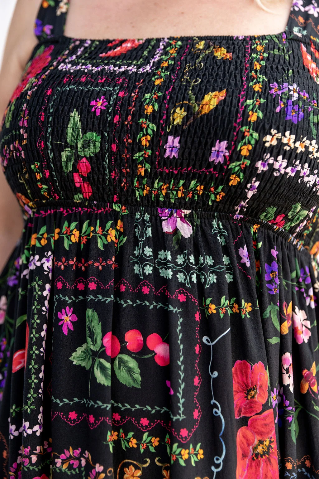 Allegra Maxi Dress in Sweet Bee