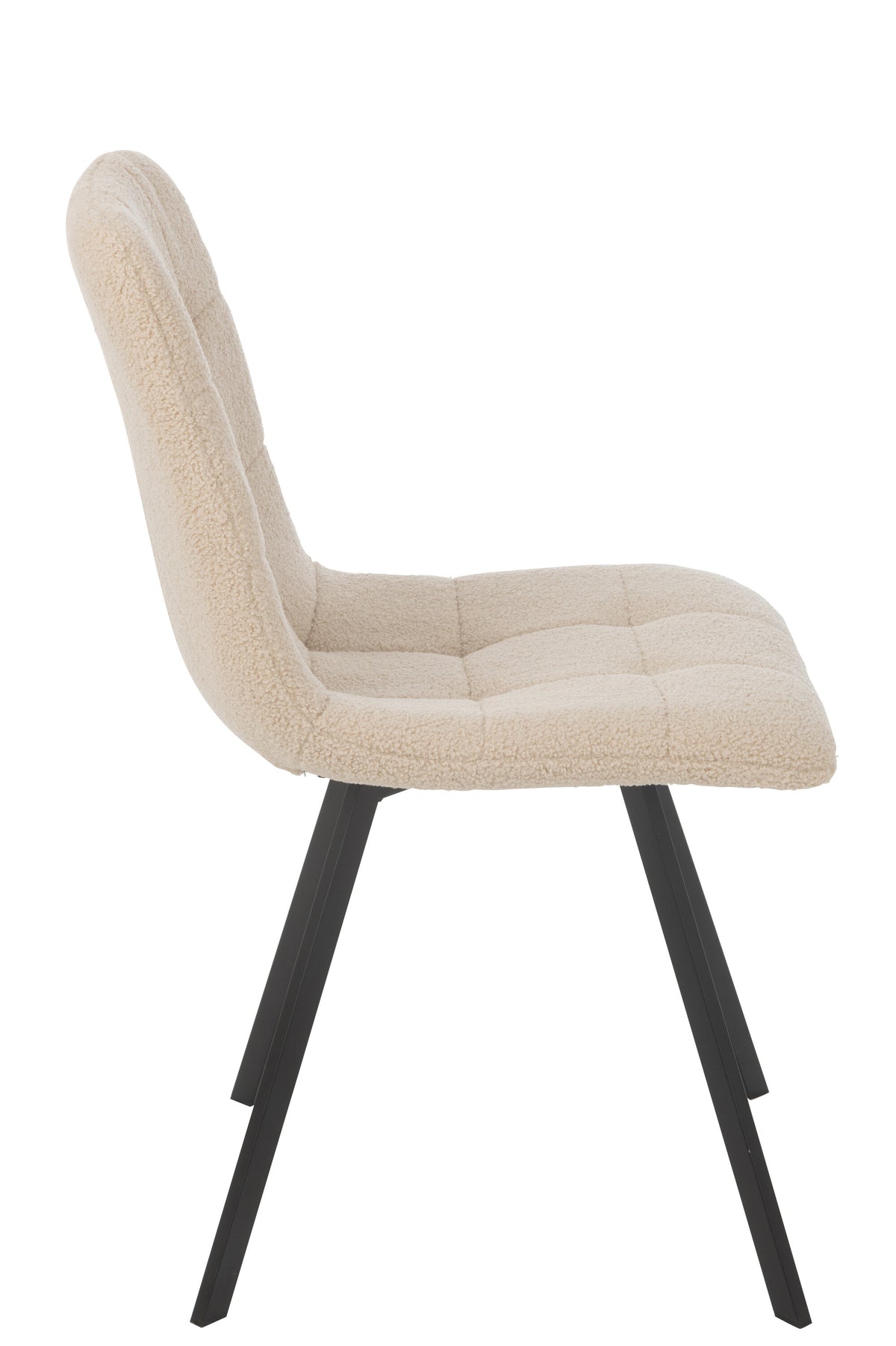 J-Line stoel Clark - metaal/polyester - wit