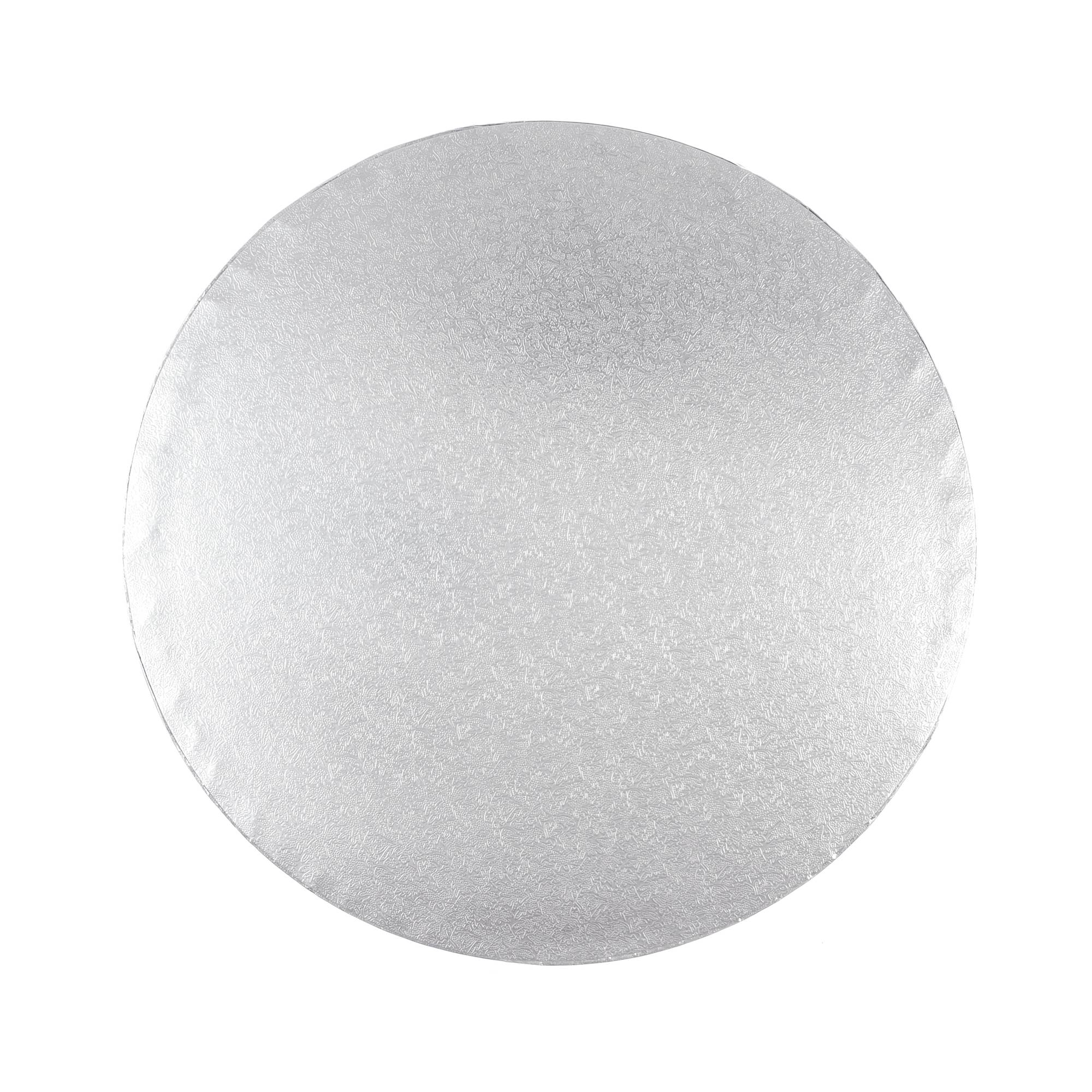 Silver Round Cake Drum 12 Inches