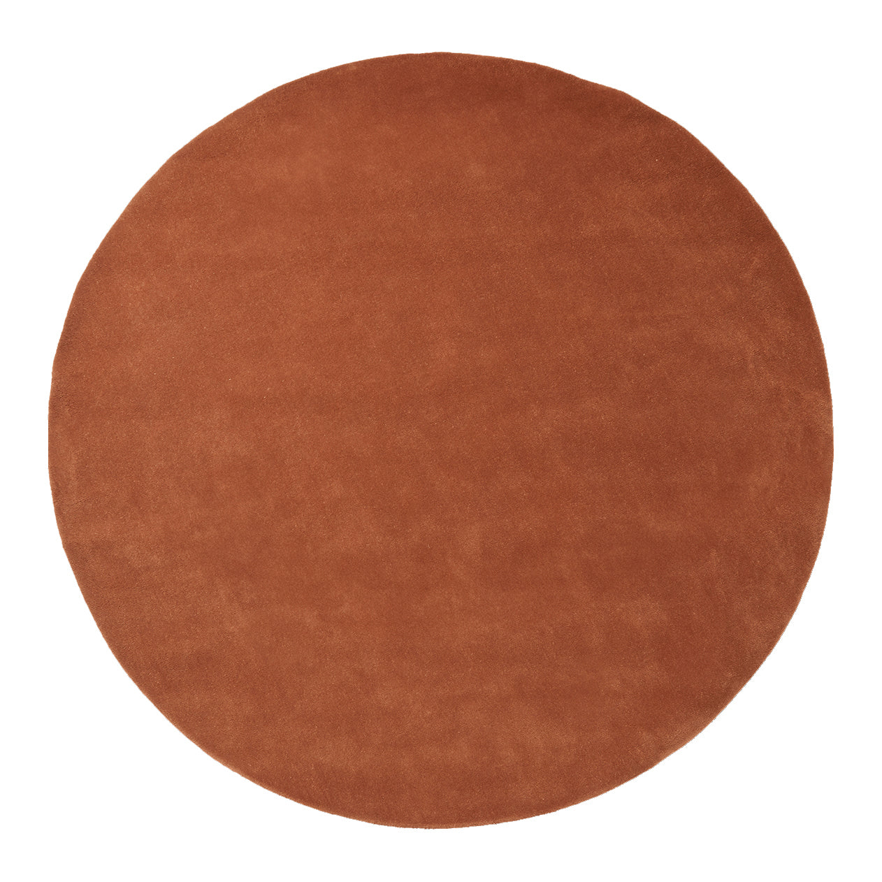 Ferm Living Stille Vloerkleed Ø 240 cm - Red Brown