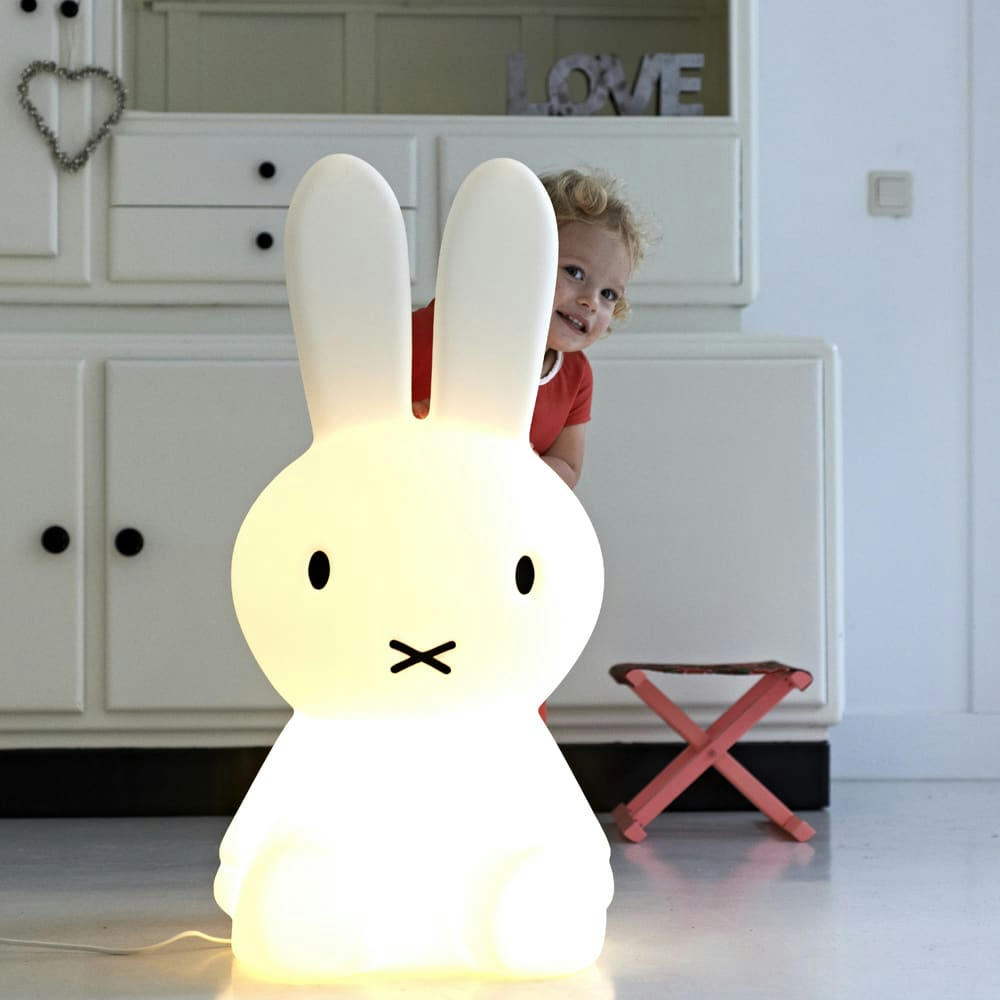 MIFFY - Lampe miffy l pvc blanc