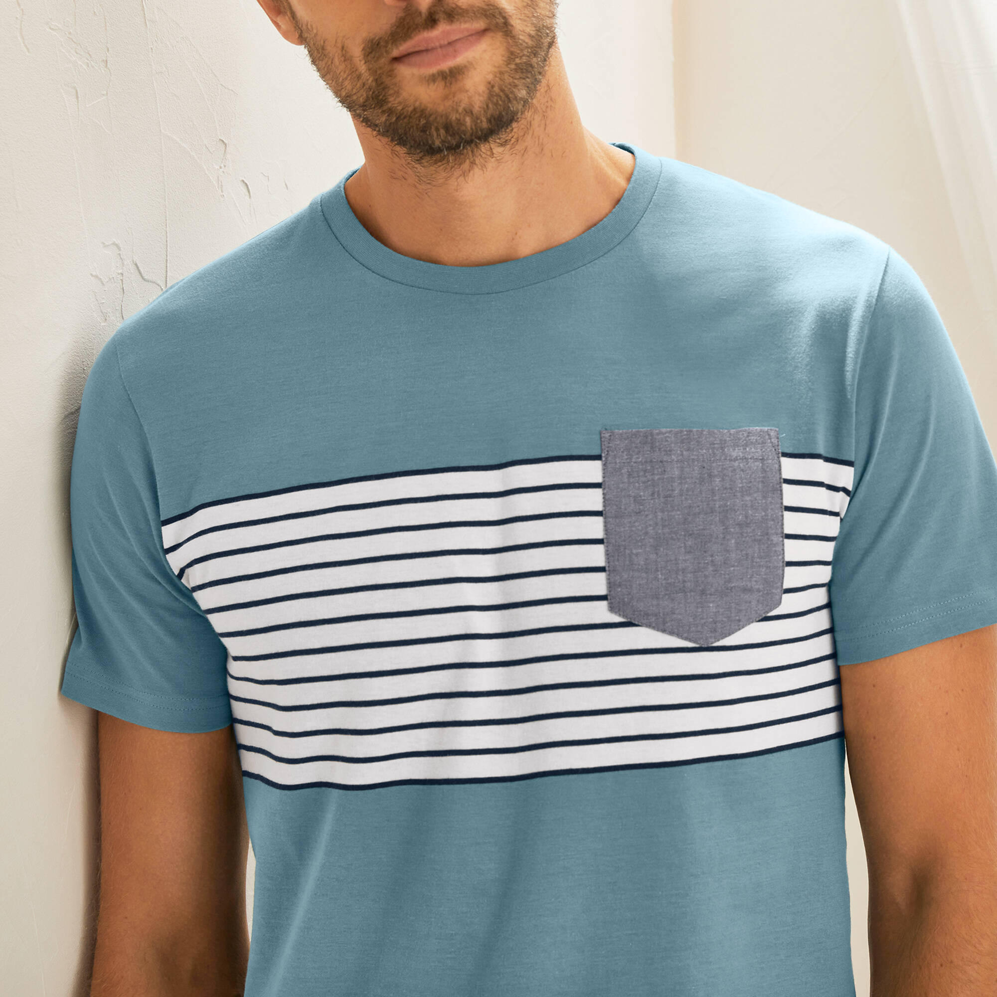 T-shirt rayé manches courtes