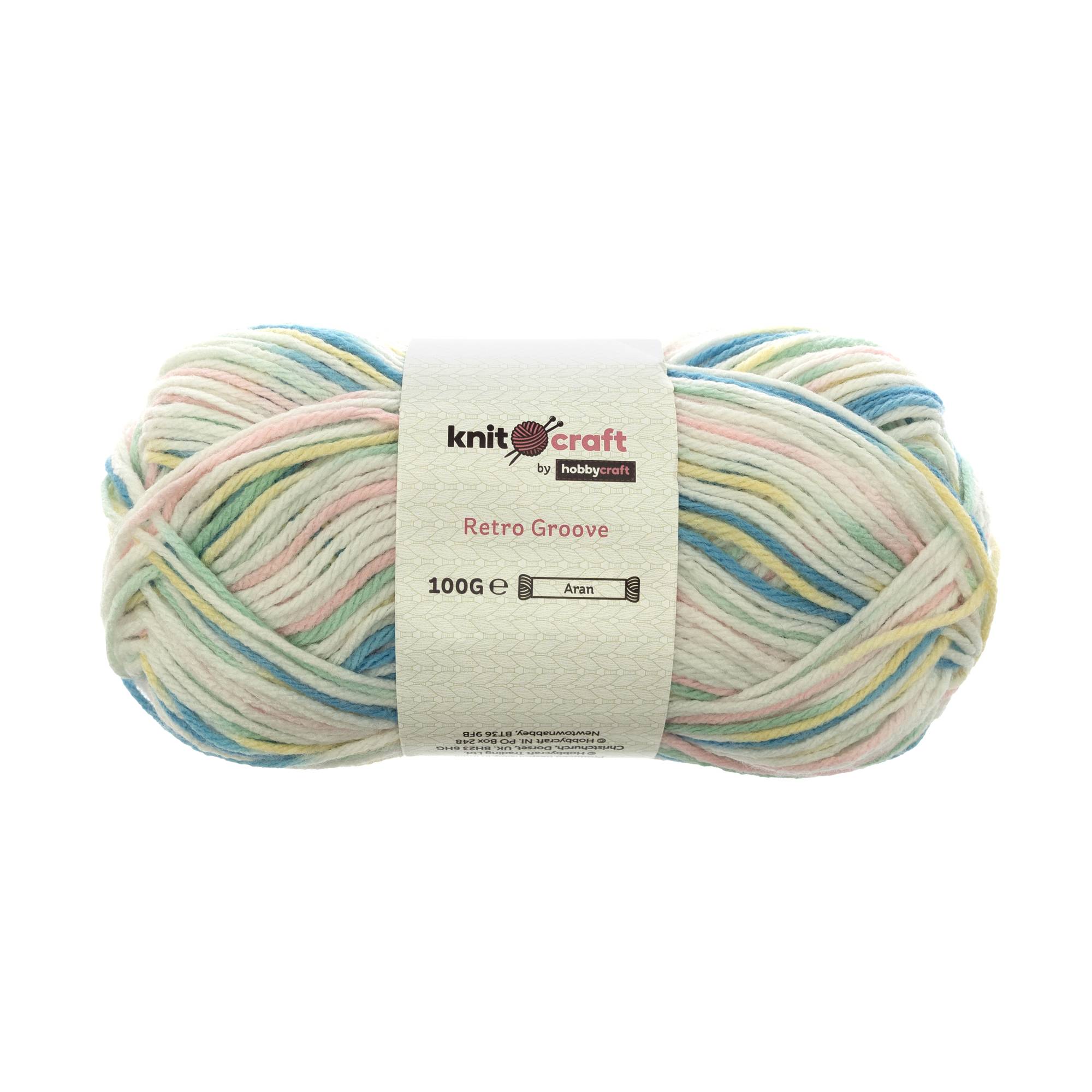 Knitcraft Rainbow Retro Groove 100g