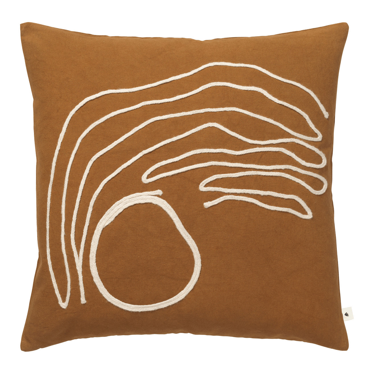 Ferm Living Jot Sierkussen - Aged Gold