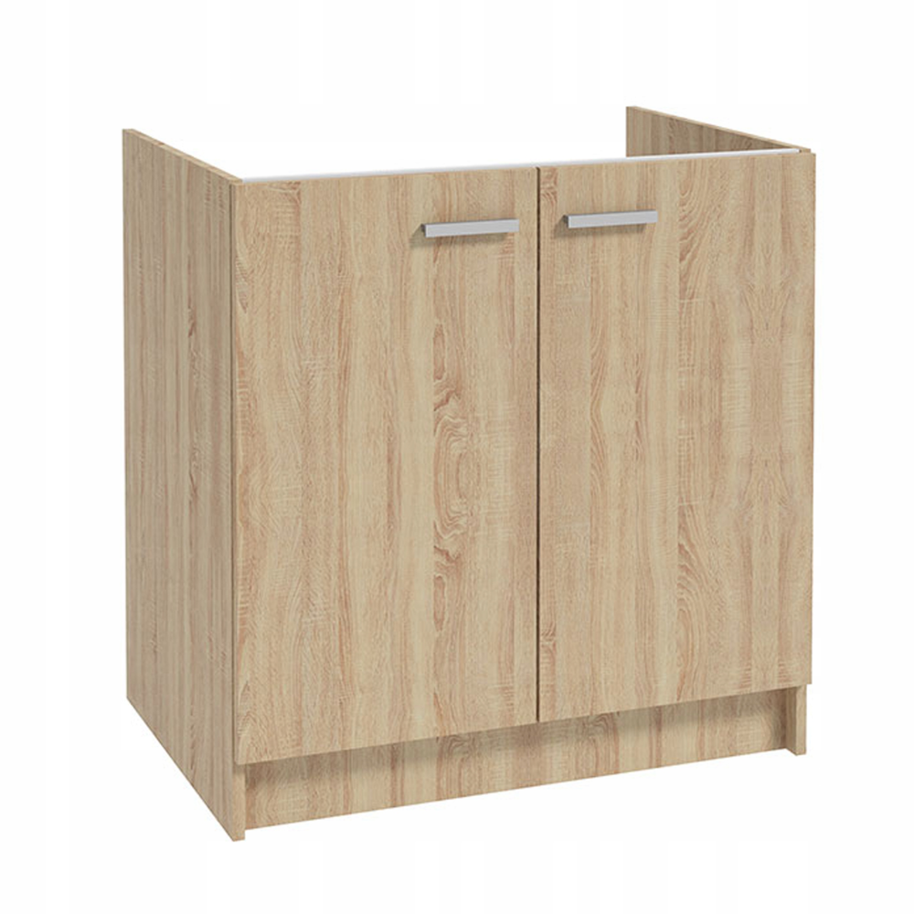 Szafka Kuchenna 80 x 46 x 82 cm Dąb Sonoma pod Zlewozmywak Stojąca