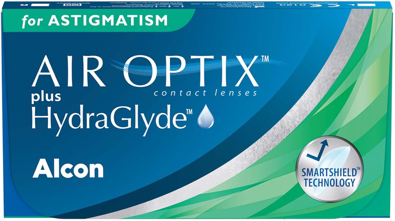 Air Optix plus HydraGlyde for Astigmatism monthly contact lenses, soft, 6 pieces, BC 8.7 mm / DIA 14.5 mm