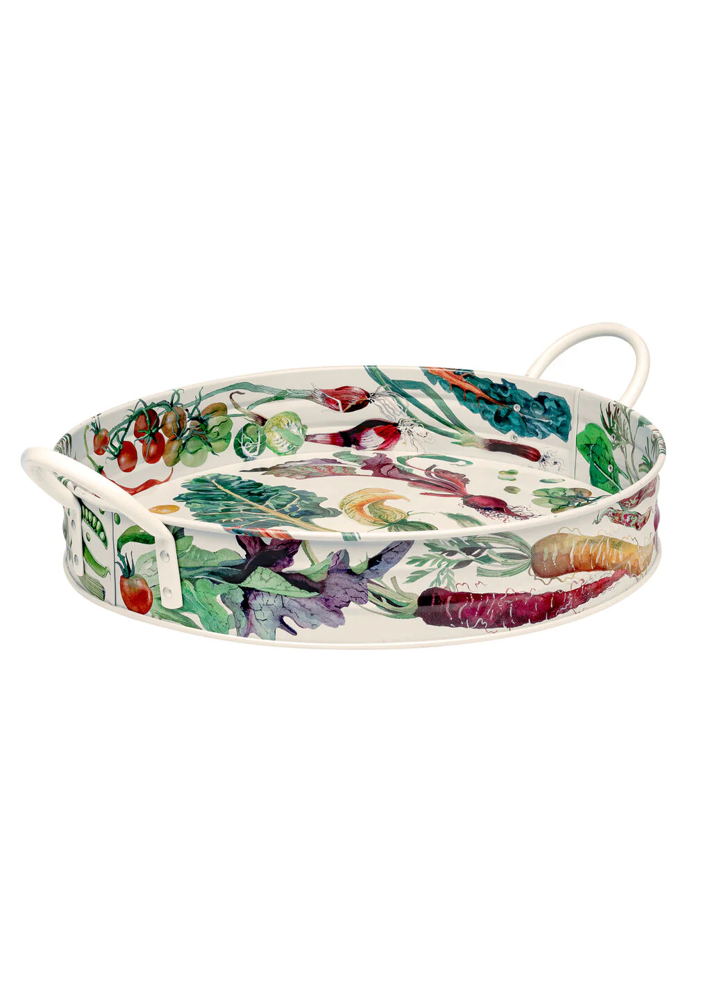 Vegetable Garden Large Handled Tin Tray