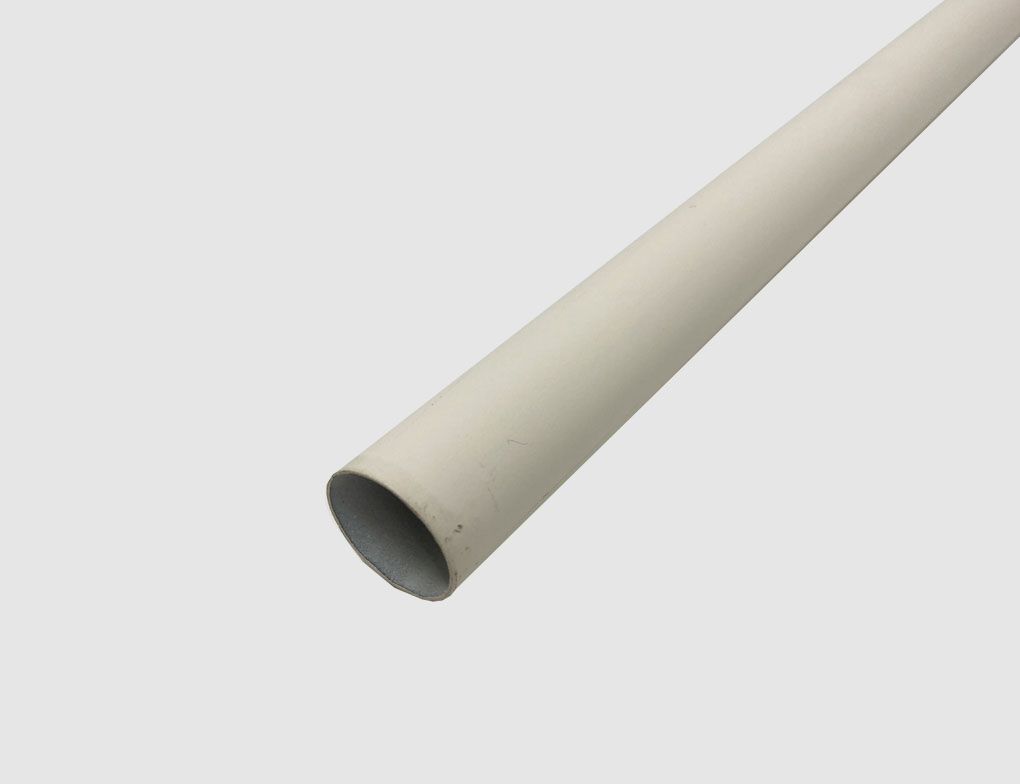 Metallrohr 200 cm Weiß