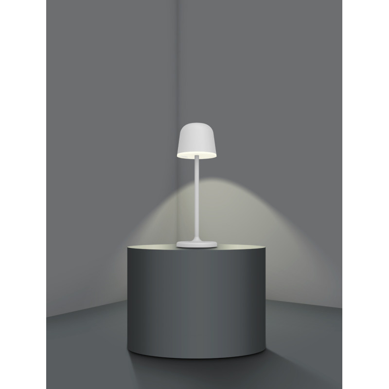Lampe à poser LED Mannera grise USB 2,2 W EGLO