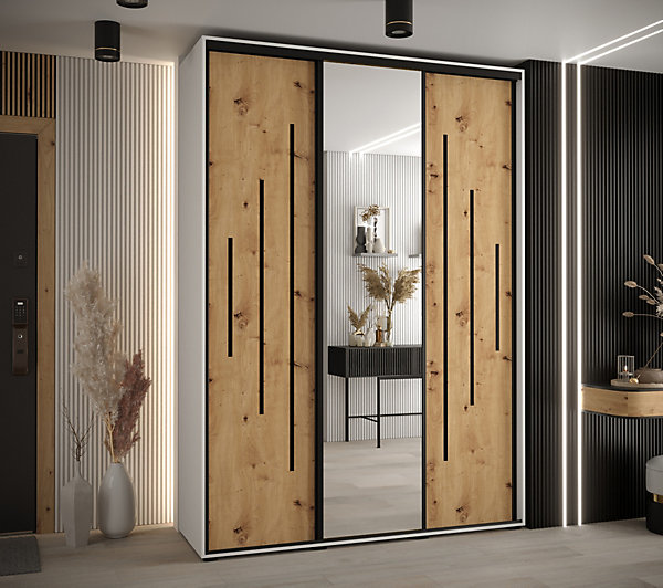 Armoire Davos 13 a portes coulissantes H. 235,2 x L. 180 x P. 60 3 portes