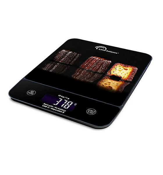 Balance de cuisine électronique 10kg - 1g noir Little Balance 8845 genius cannelés