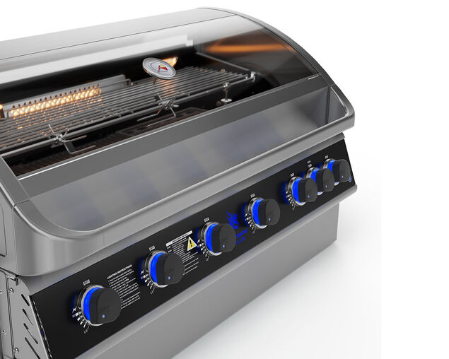 Beefmaster Deluxe T-Series 6 Burner Build-In BBQ