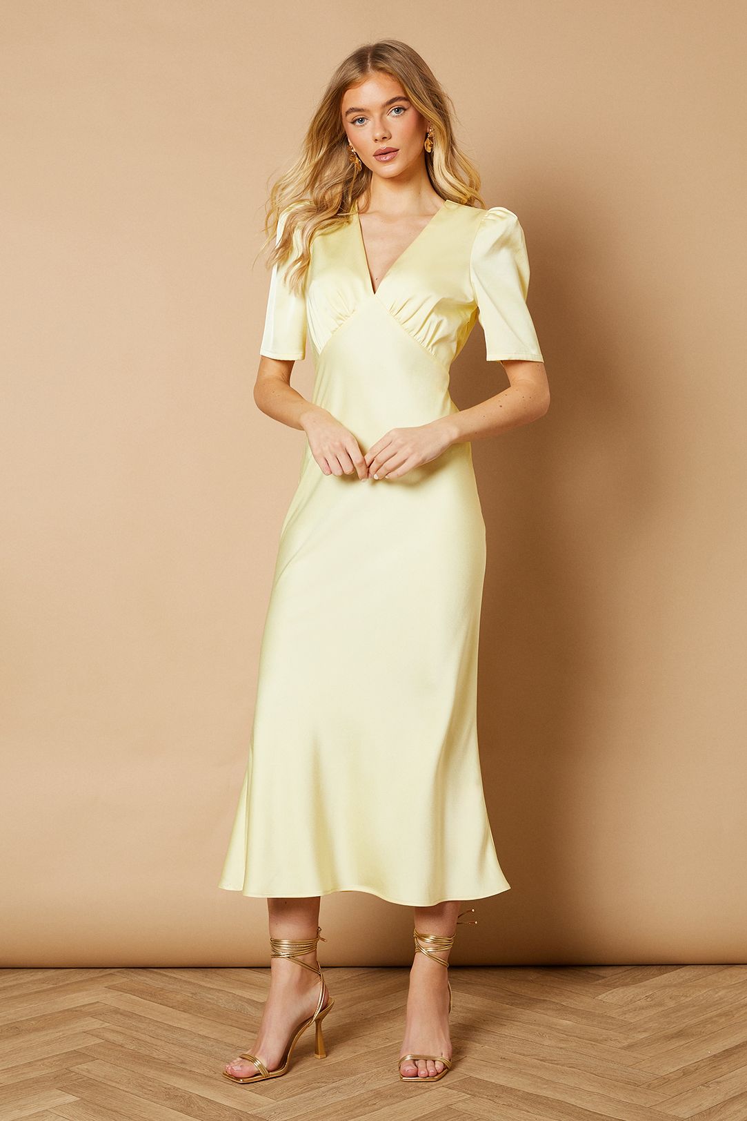 Oasis Satin Midaxi Dress