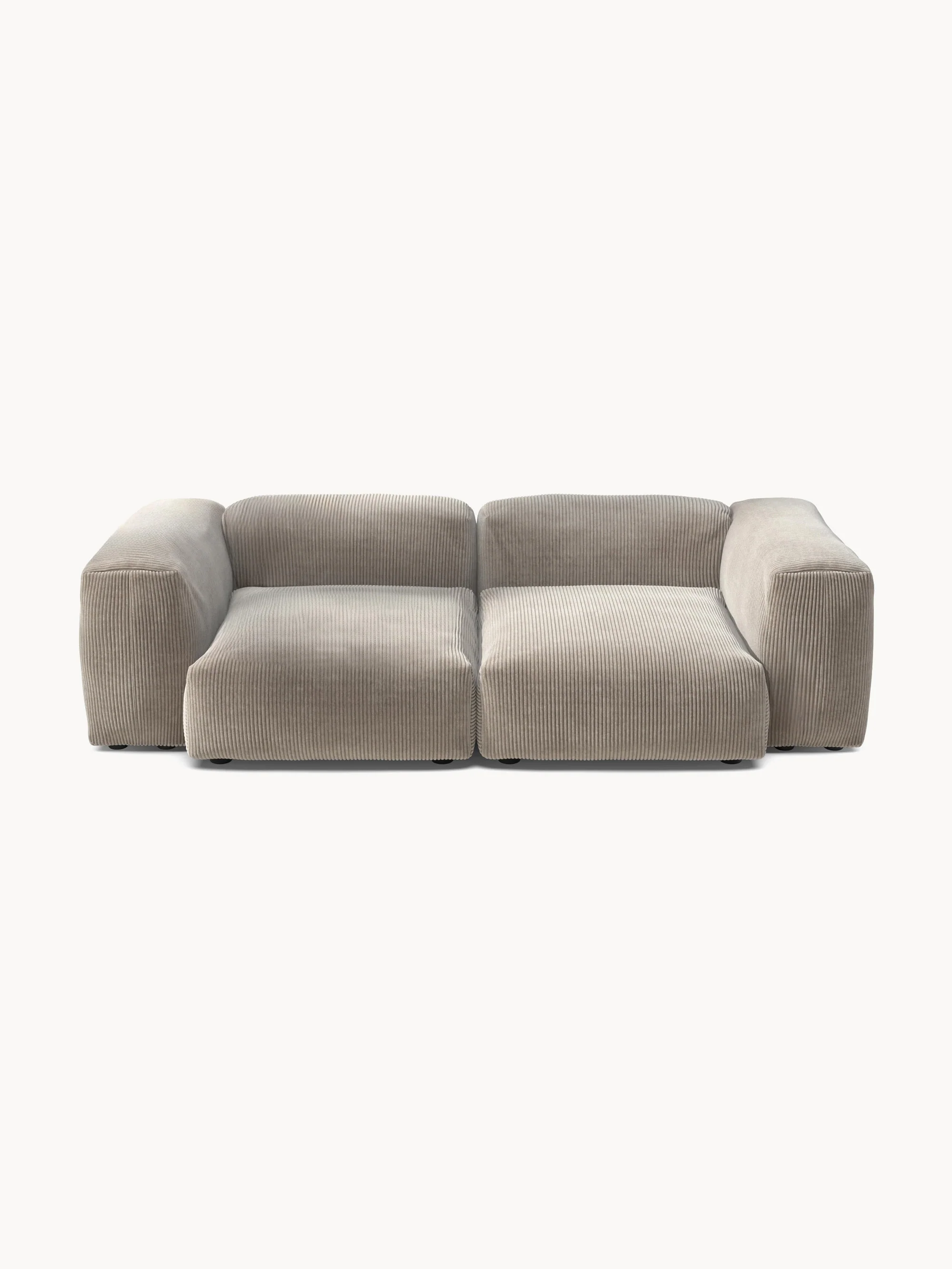 Modulares Cord-Sofa Vetsak (2-Sitzer)