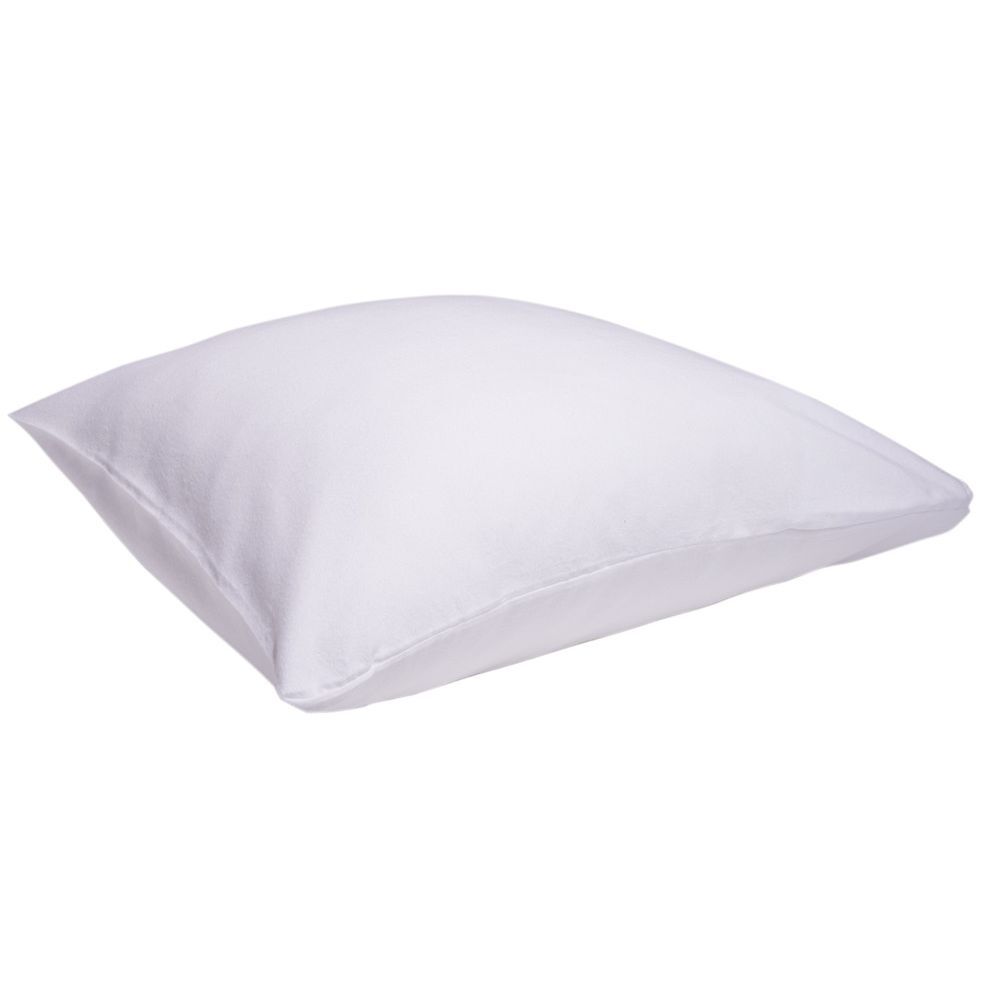 Protège oreiller 65x65 cm blanc