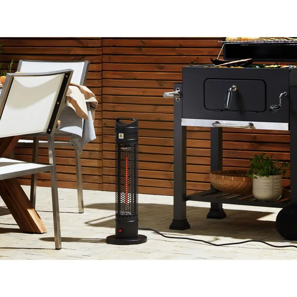 KRAKATOA - Terrasverwarmer - Zwart - Aluminium