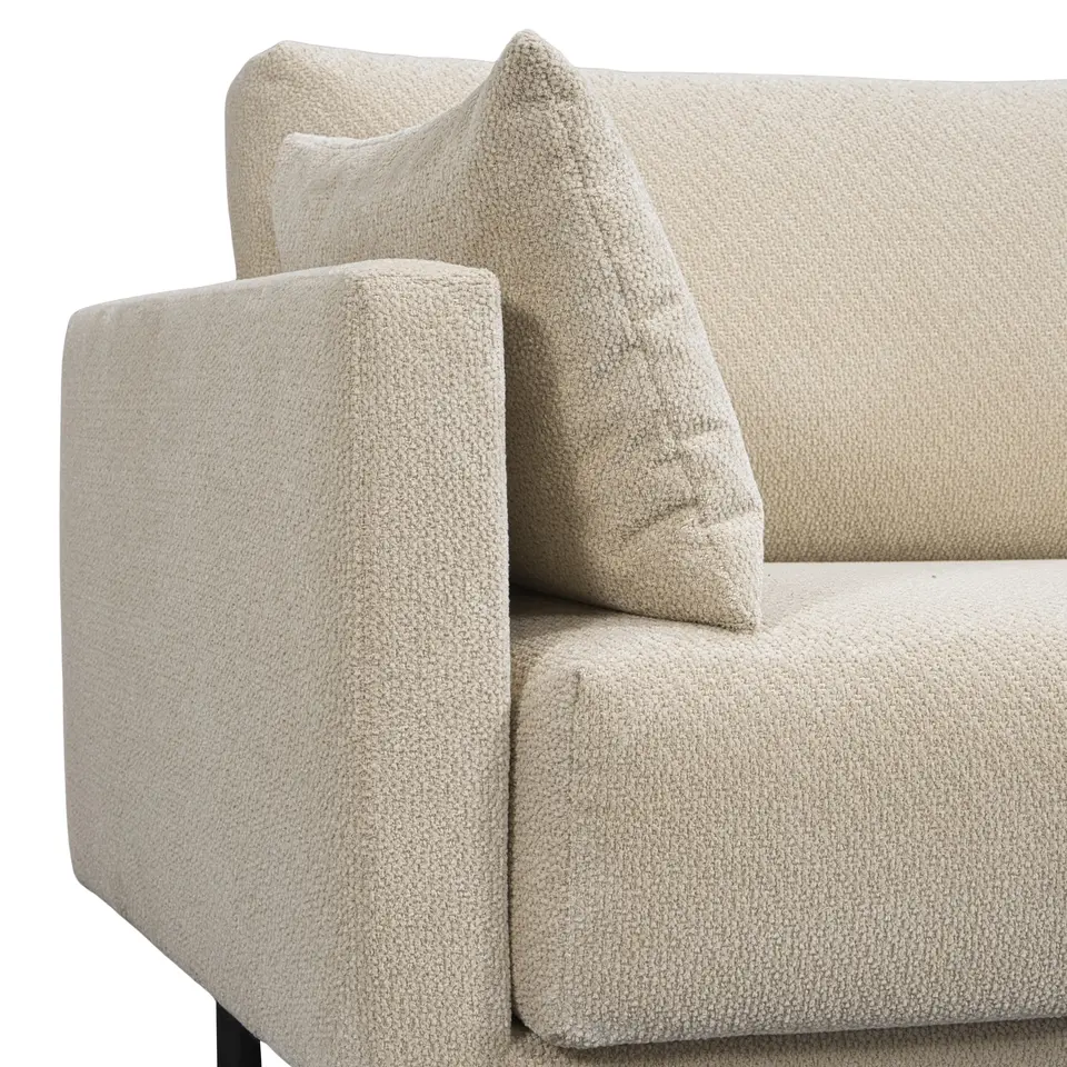 Bank Siem 3-zits - stof Egon - beige