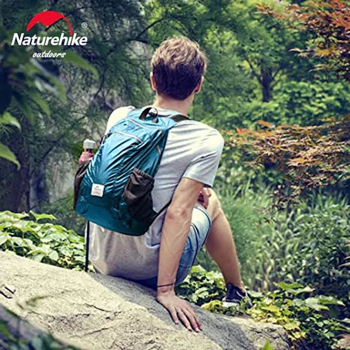 NNEOBA Ultralight 18L Foldable Waterproof Hiking Backpack - Blue