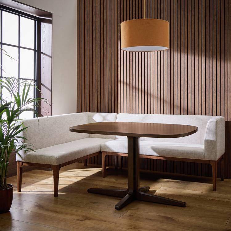 Habitat Loxley Corner Dining Set - Walnut