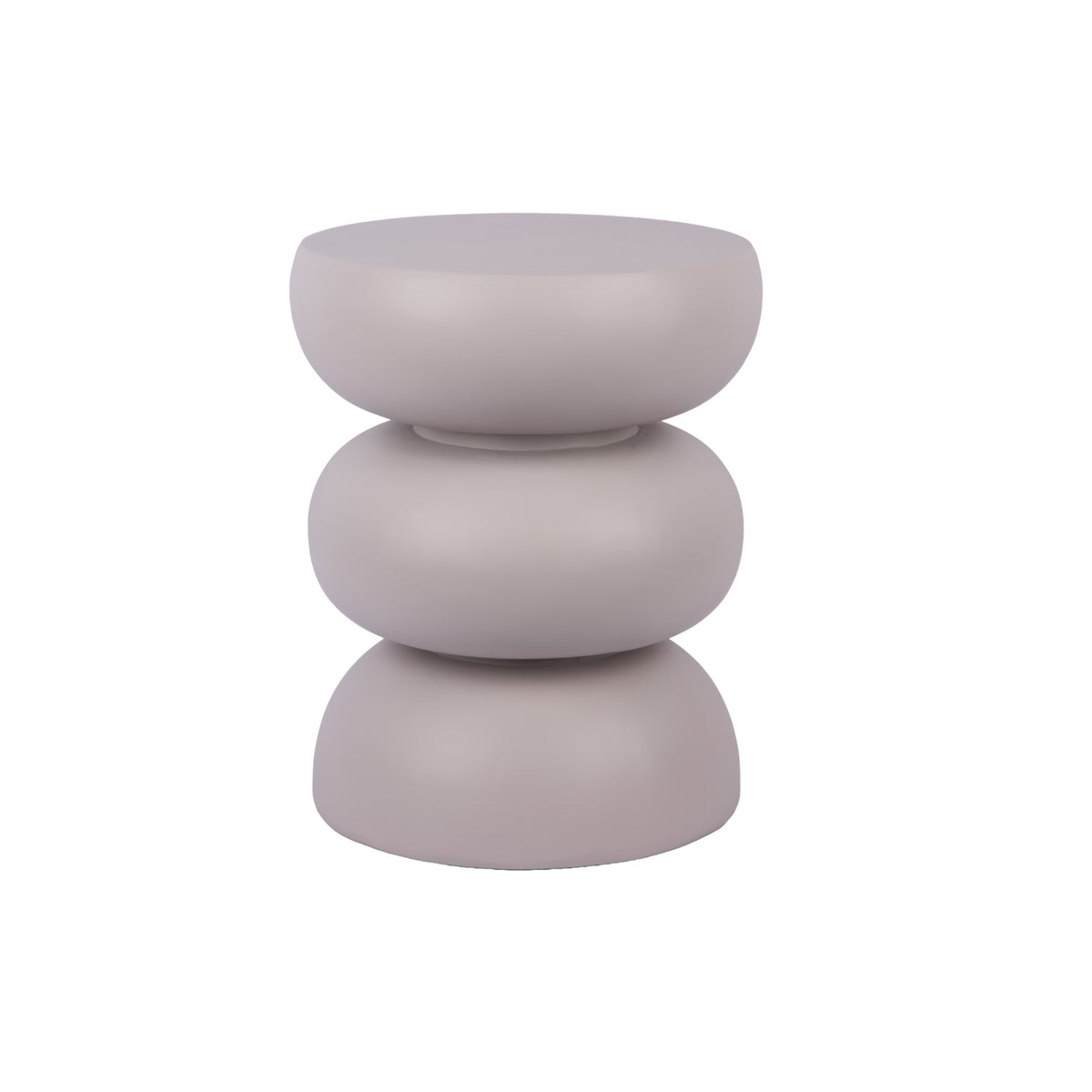 Leitmotiv kruk Curva - grijs - Ø35.5cm