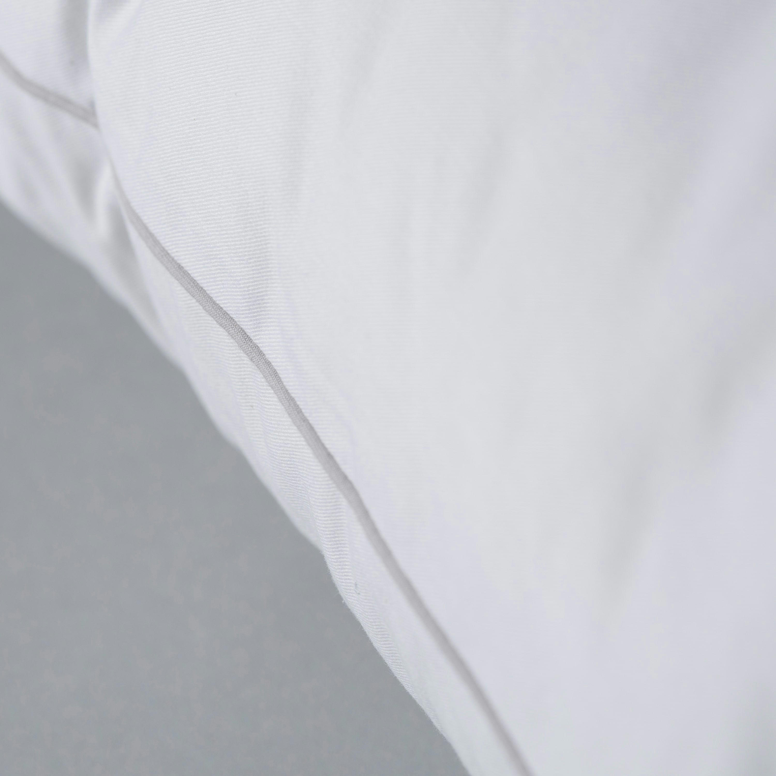 SUPREME - Oreiller rectangulaire ferme synthétique blanc 50 x 70 cm