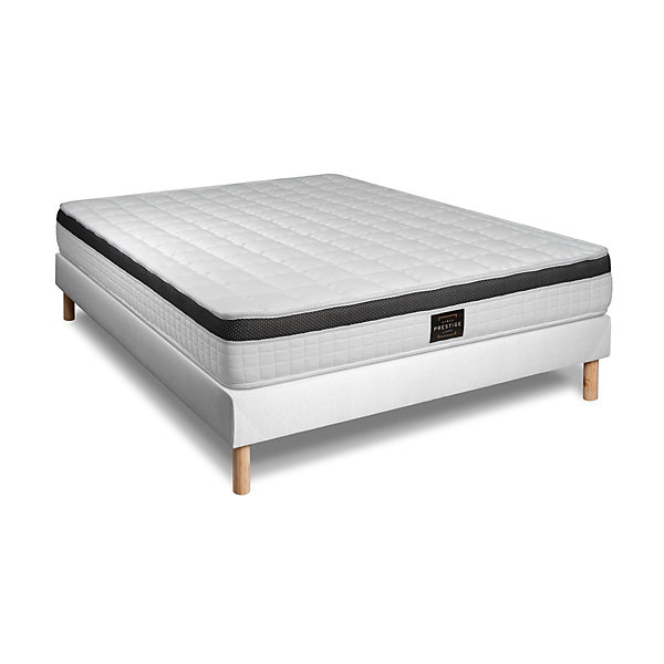 Ensemble Mémoire de forme de confort Ferme avec sommier kit
