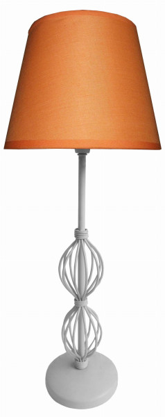 2 LAMPA rosette gabinetowa 1x40w e14 ab. pomarańczowy