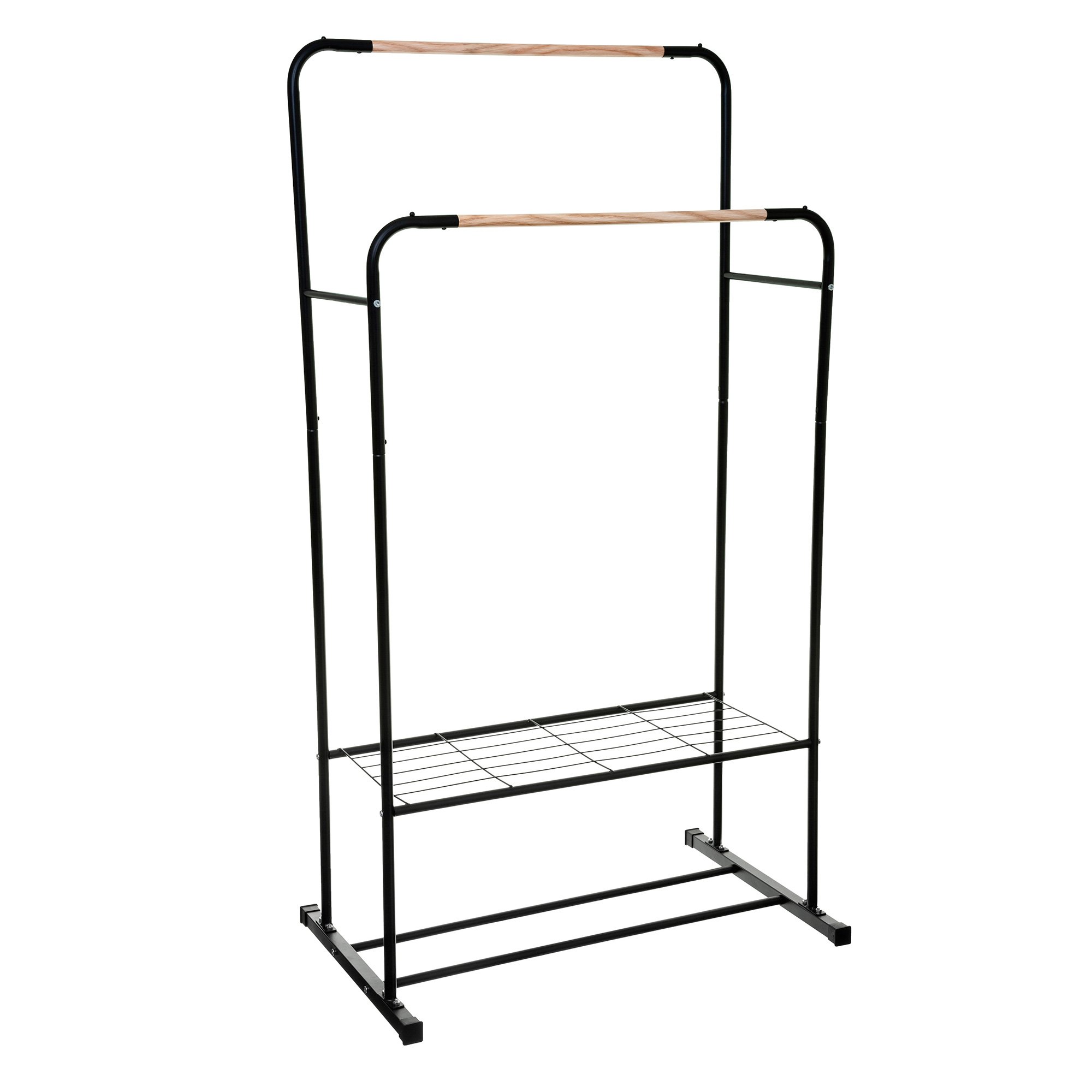 Cavalete duplo ARTEMIS preto em metal 150cm