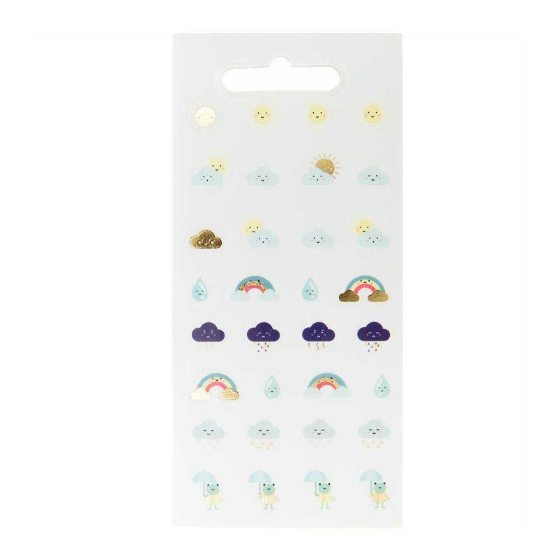 ICÔNES - 10 feuilles d'autocollants icones