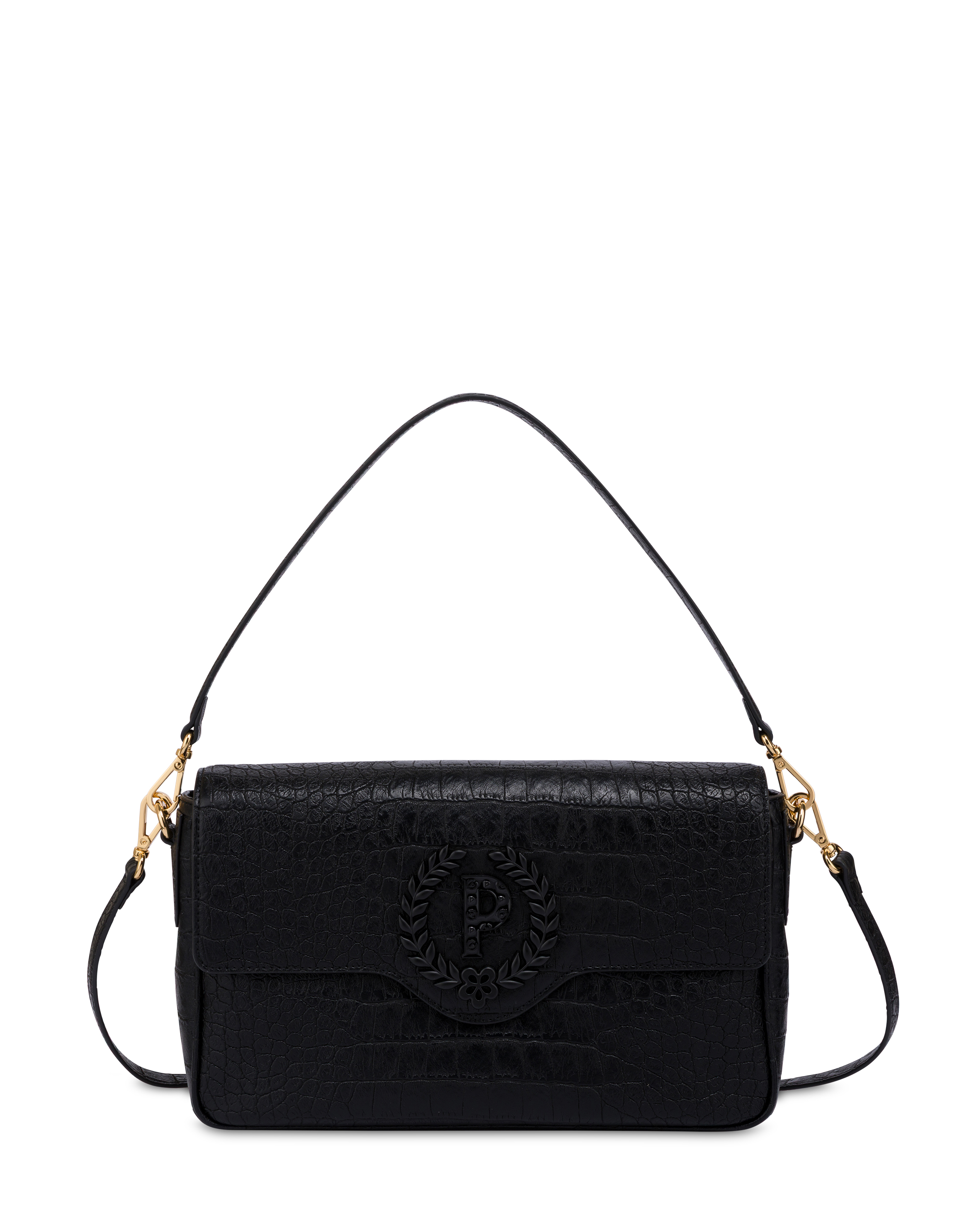 Candy Bag In Stampa Cocco Pu Nero