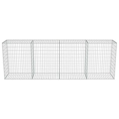 NNEVL Gabion Wall with Covers Galvanised Steel 300x50x100 cm