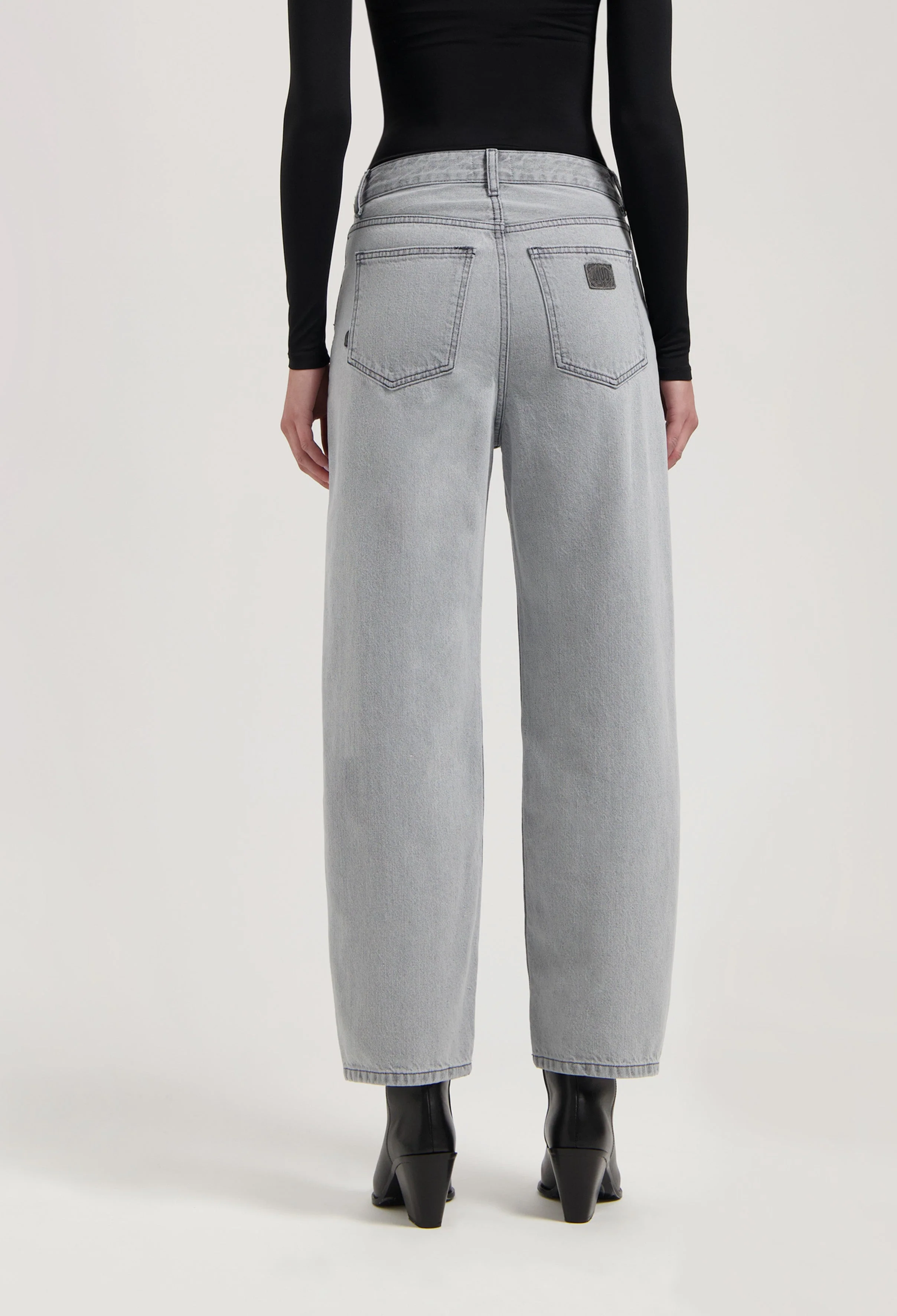 Brooke High Barrel - Light Grey