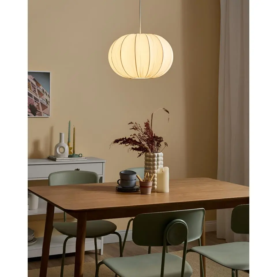 OKER - Hanglamp - Wit - Katoen