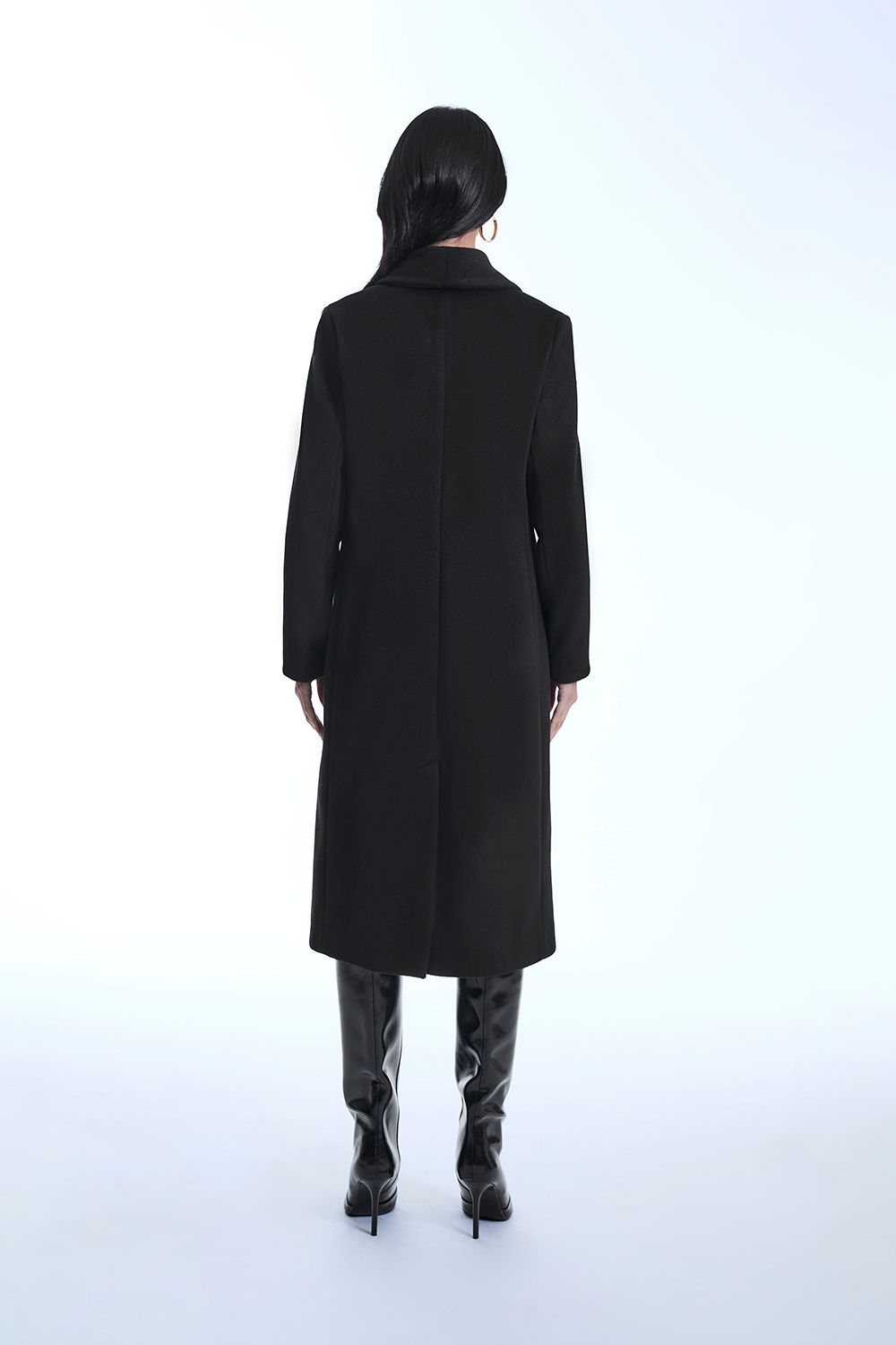 James Lakeland Button Black Coat