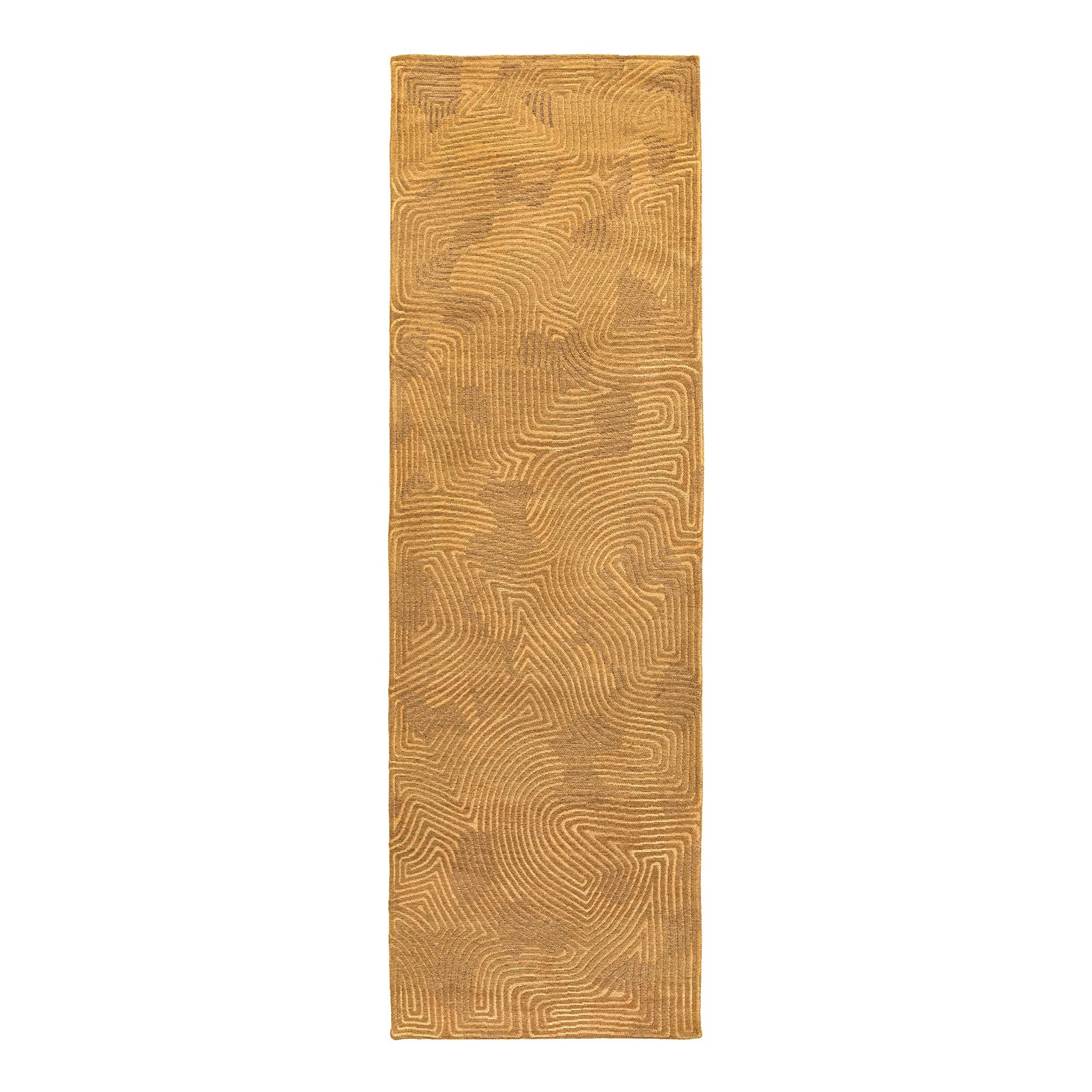 Louis De Poortere vloerkleed Jelly Gold - geel - 80x250cm