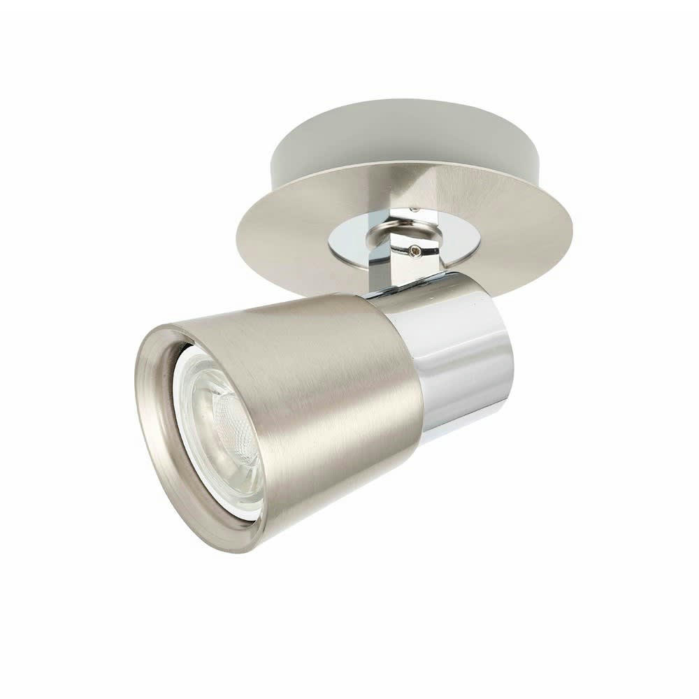 IRIS - Spot orientable nickel orientable pour mur et plafond