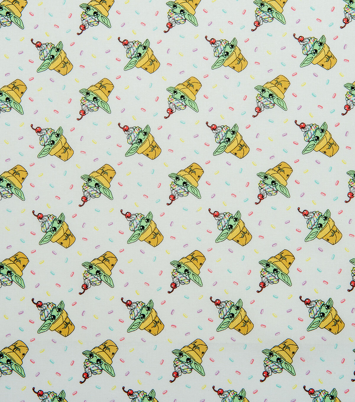 Mandalorian Cutest Dessert Cotton Fabric