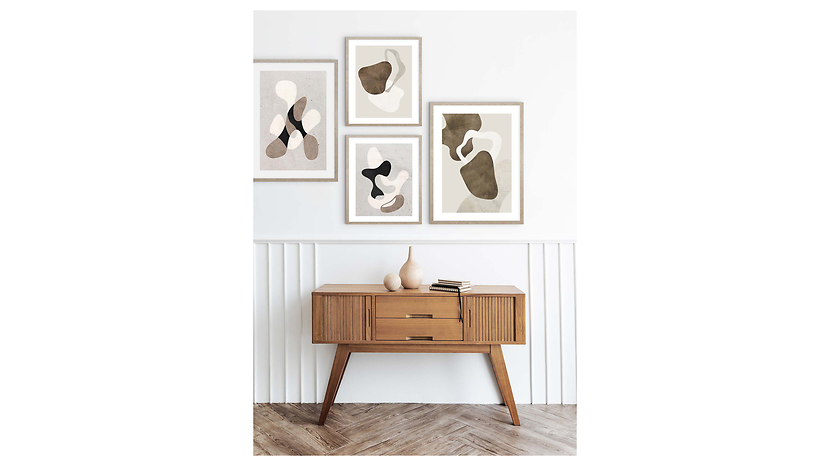 Obraz w ramie Organic Nature Set No. 1 53x73 cm