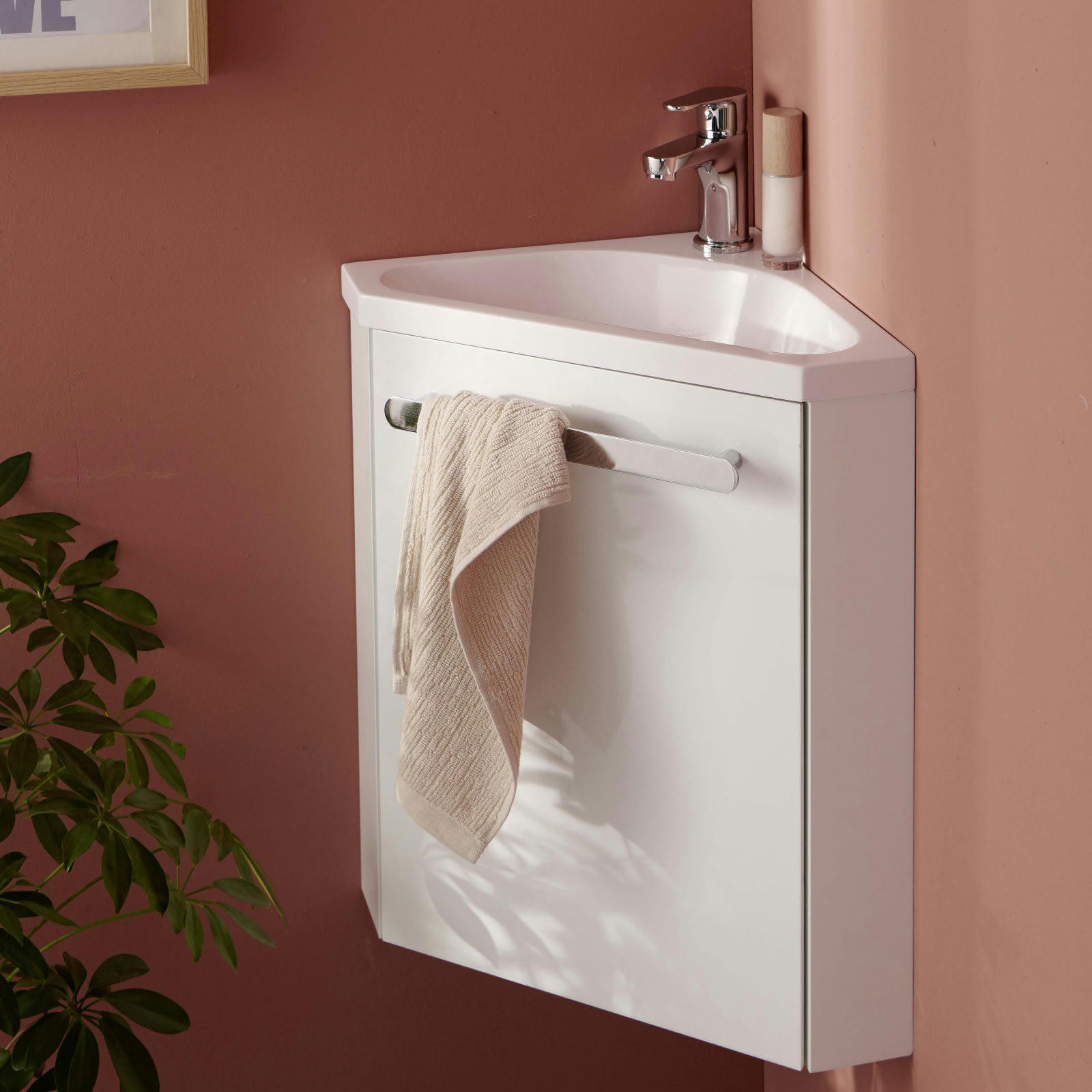 SKINO - Meuble lave-mains  Blanc
