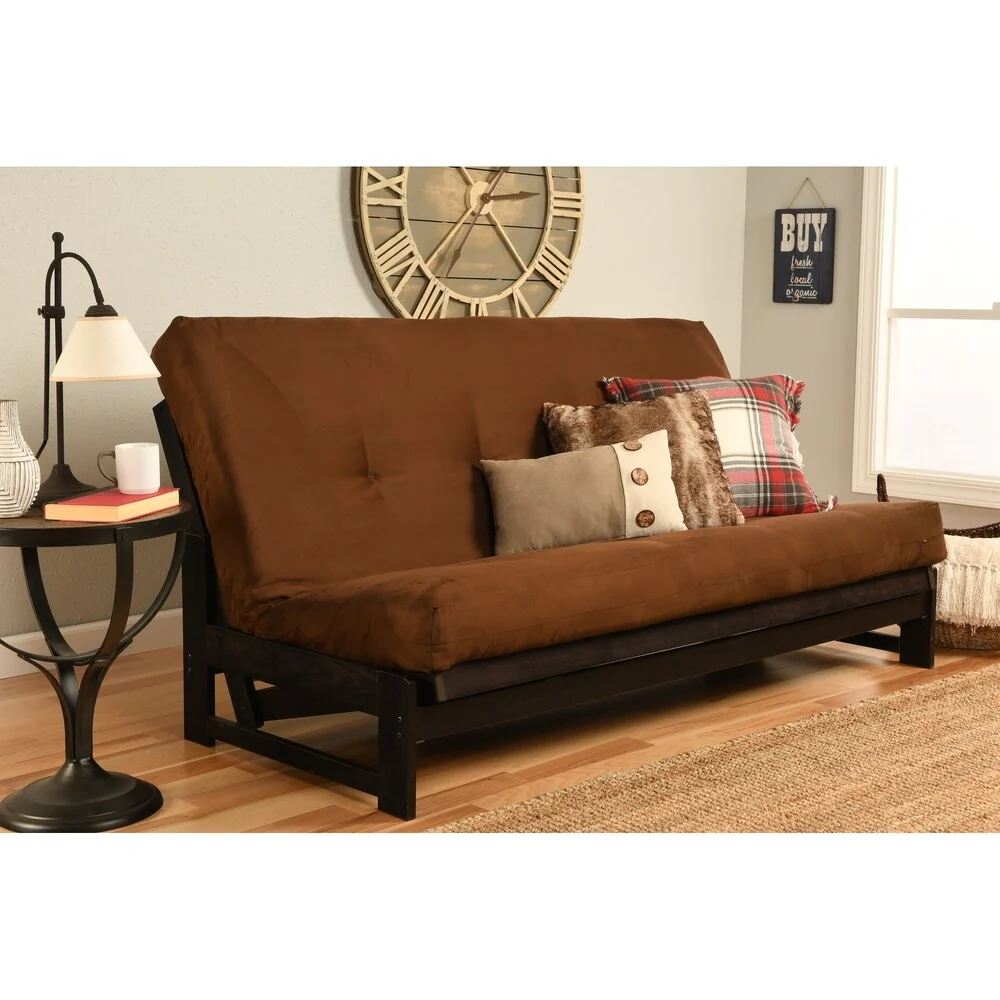 Copper Grove Uncompahgre Rustic Mocha Futon Set with Mattress