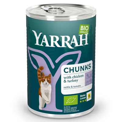 Yarrah Organic Chunks Saver Pack 12 x 405g