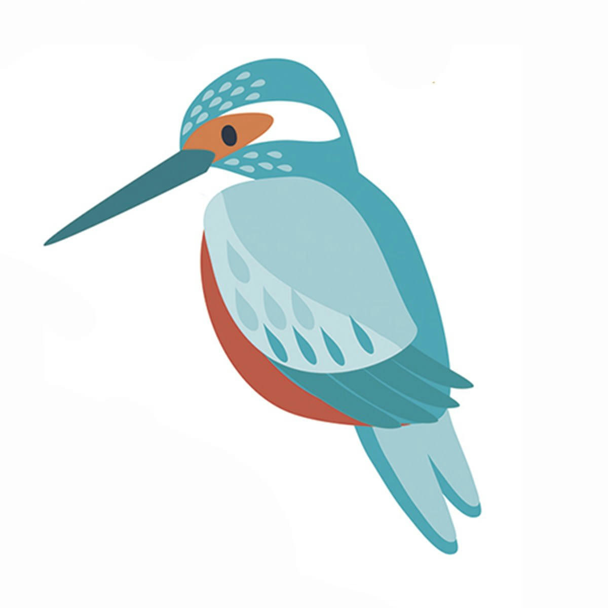 RIO - Stickers muraux perroquets en Vinyle Multicolore 29.7x42 cm