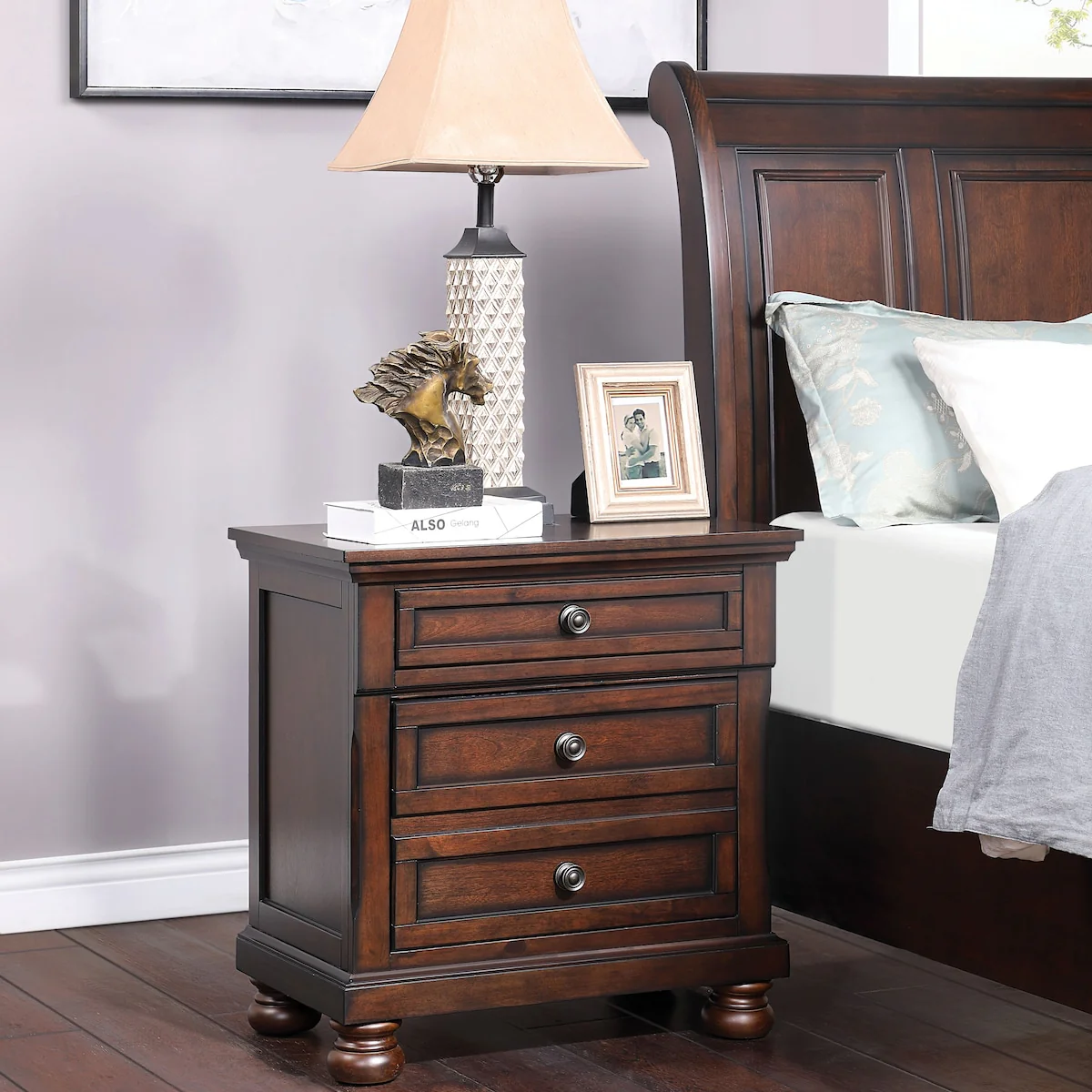 Furniture of America Boeh Traditional Cherry 5-piece Bedroom Set