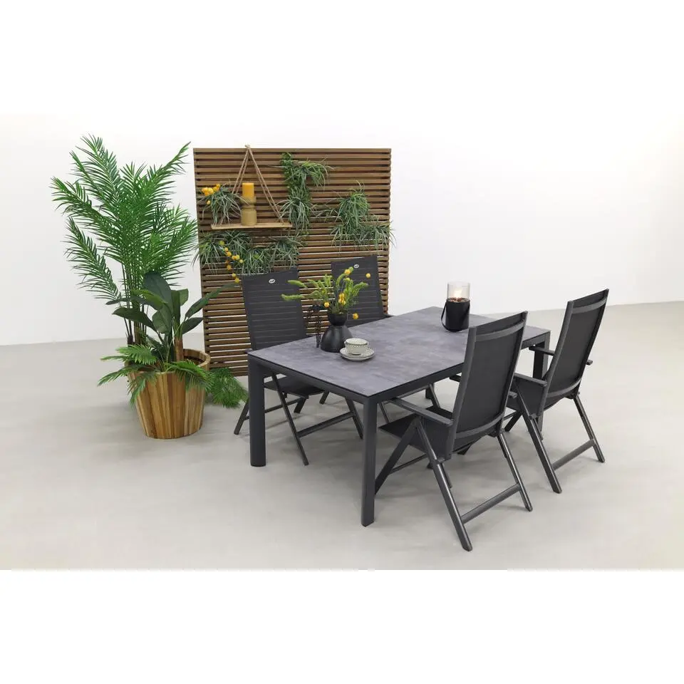 Hartman Napoli/Baltimor 180 cm. verstelbare tuinset - 5-delig