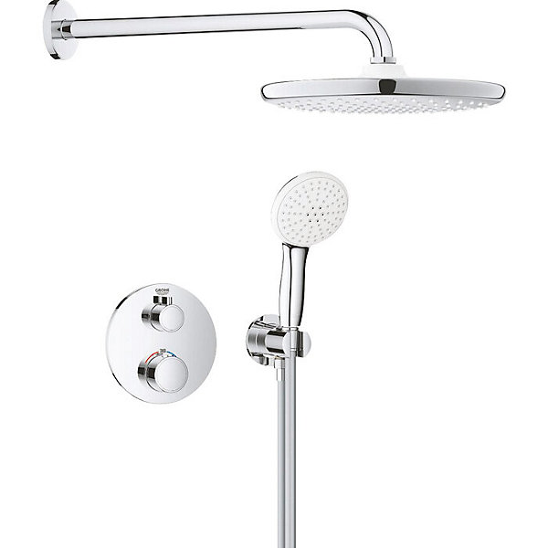 Ensemble de douche - Grohtherm - GROHE - Avec tempesta 250 - 2 jets